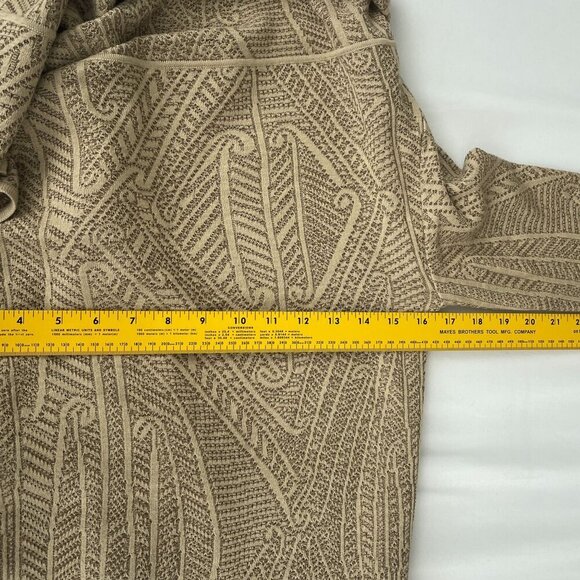 Peruvian‎ Connection Beige Tribal Pattern Open Cardigan Pima Cotton Women XS - Picture 8 of 10